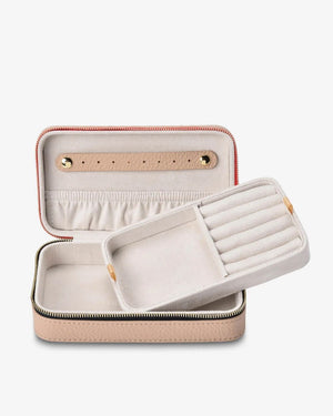 ELMS + KING Jewellery Case Large - Neutral Pebble Jewellery Box - Zabecca Living
