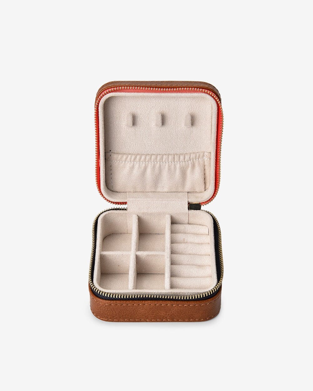 ELMS + KING Jewellery Case - Tan Pebble Jewellery Box - Zabecca Living