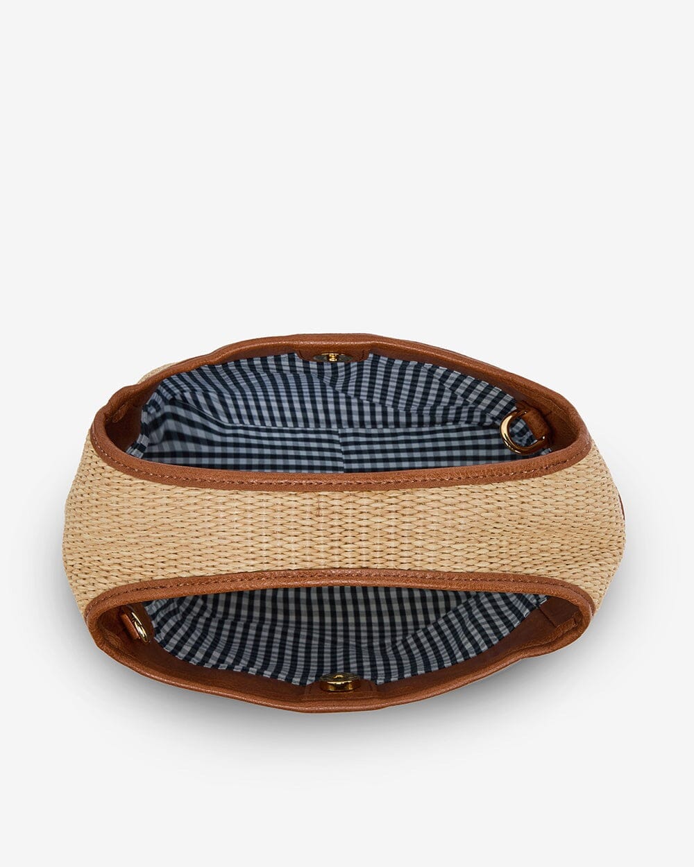 ELMS + KING Linton Crossbody Large - Tan Weave HANDBAG - Zabecca Living