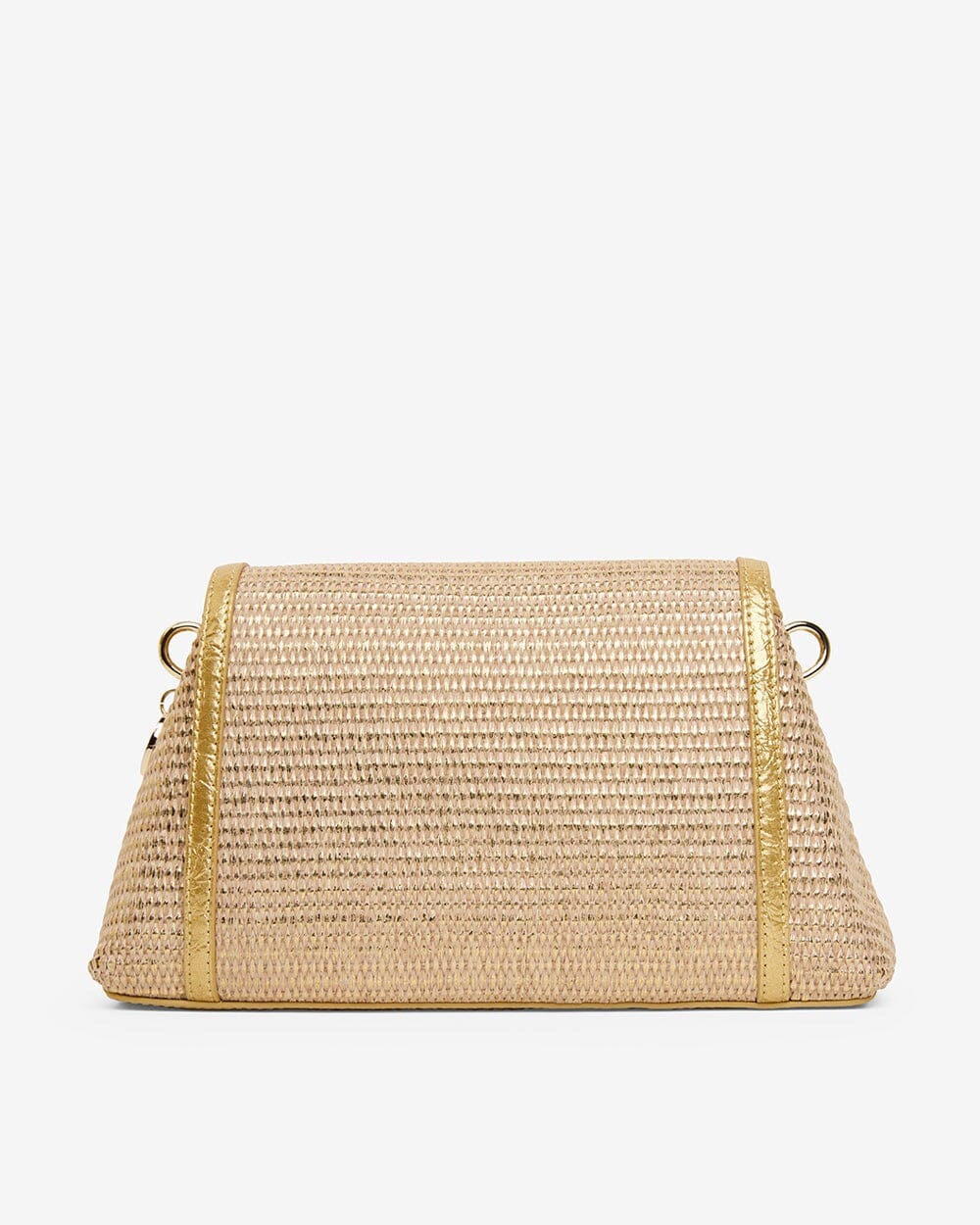 ELMS + KING Lugano Crossbody - Gold Weave HANDBAG - Zabecca Living