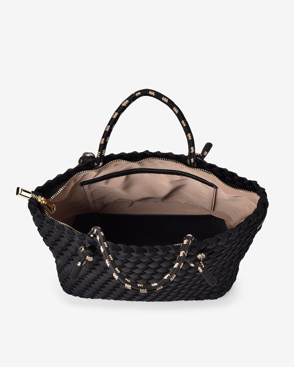 ELMS + KING Michigan Tote - Black Neo Plait TOTE BAG - Zabecca Living