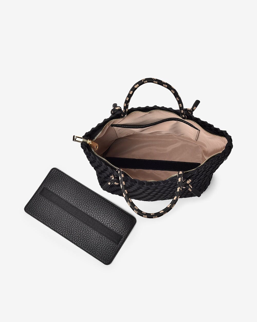 ELMS + KING Michigan Tote - Black Neo Plait TOTE BAG - Zabecca Living