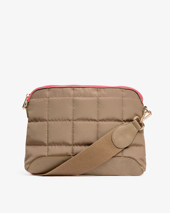 ELMS + KING Mini Soho Crossbody - Taupe HANDBAG - Zabecca Living
