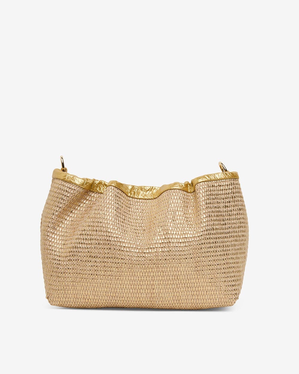 ELMS + KING Monty Bag - Gold Weave HANDBAG - Zabecca Living