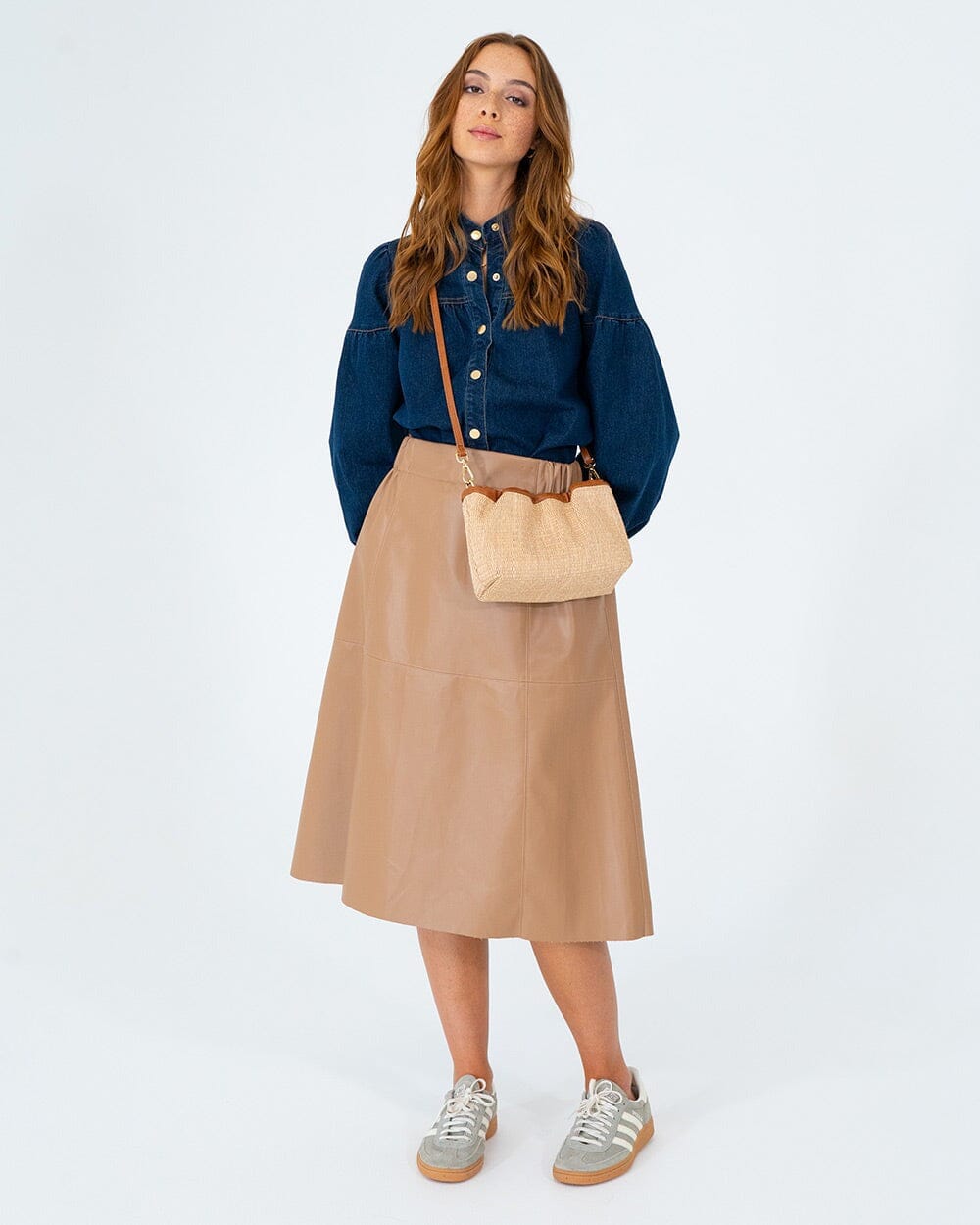 ELMS + KING Monty Bag - Tan Weave HANDBAG - Zabecca Living