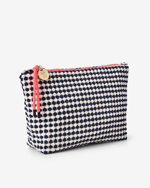 ELMS + KING Napili Case Large - Navy/White HANDBAG - Zabecca Living