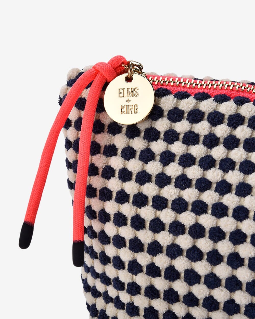 ELMS + KING Napili Case Large - Navy/White HANDBAG - Zabecca Living