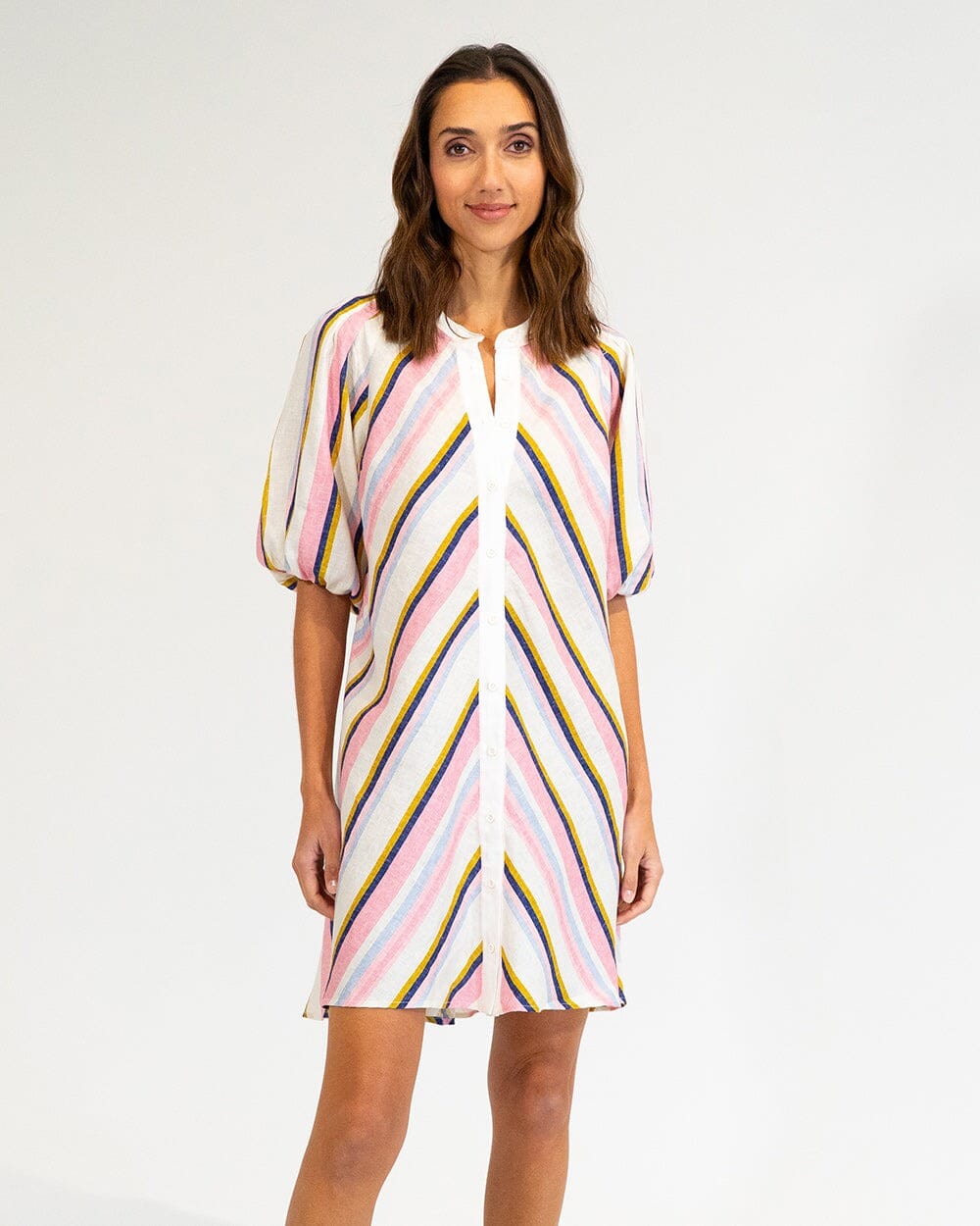 ELMS + KING Santa Cruz Dress - Catalina Stripe Dress - Zabecca Living
