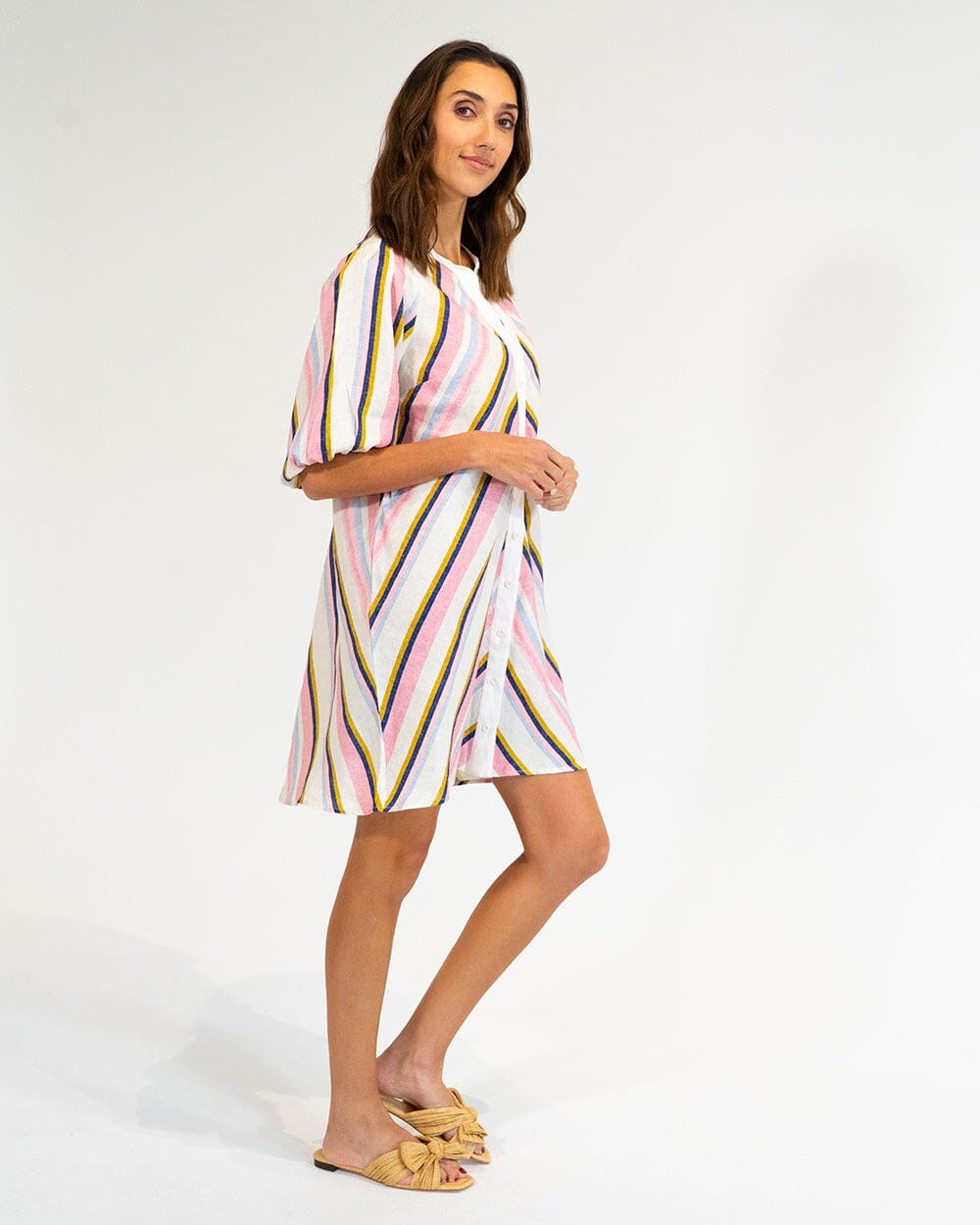 ELMS + KING Santa Cruz Dress - Catalina Stripe Dress - Zabecca Living