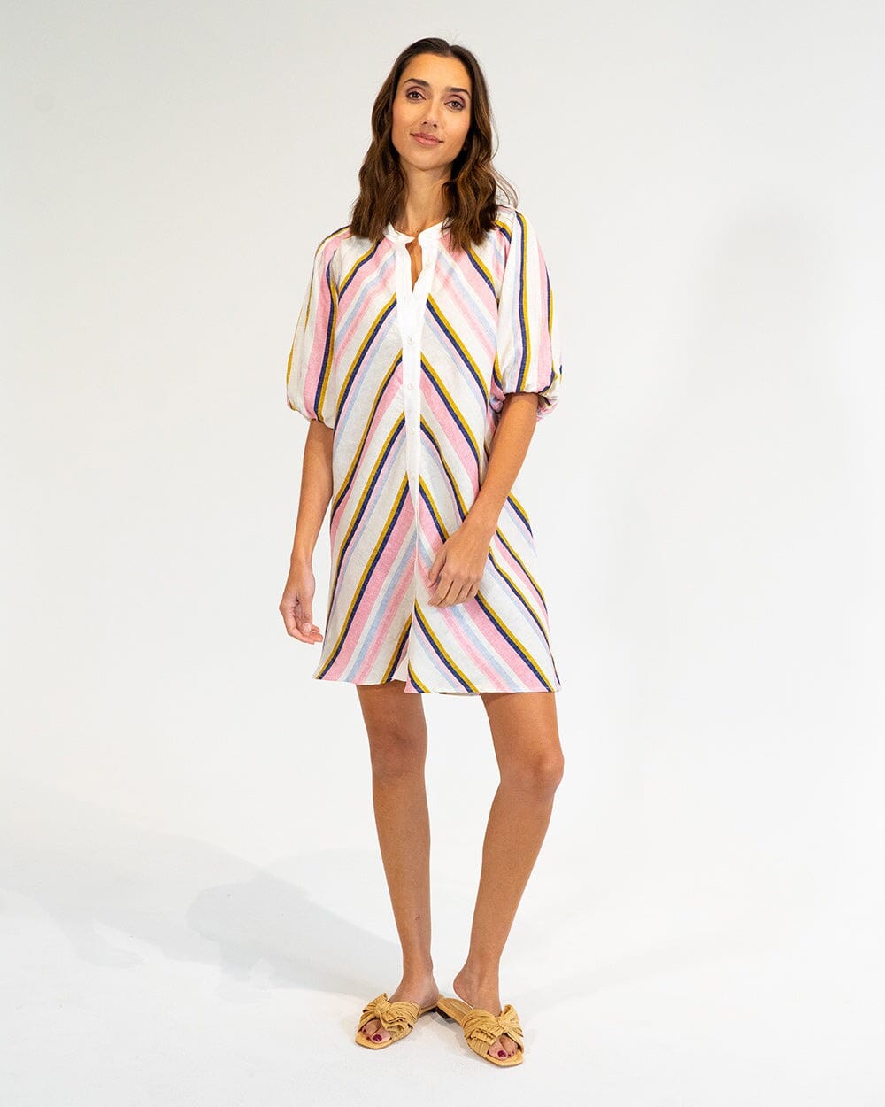 ELMS + KING Santa Cruz Dress - Catalina Stripe Dress - Zabecca Living