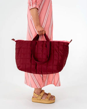 ELMS + KING Spencer Carry All - Burgundy HANDBAG - Zabecca Living