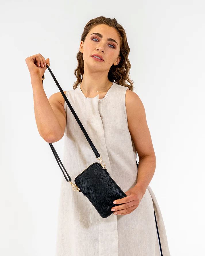 ELMS + KING Sullivan Phone Bag - Black HANDBAG - Zabecca Living