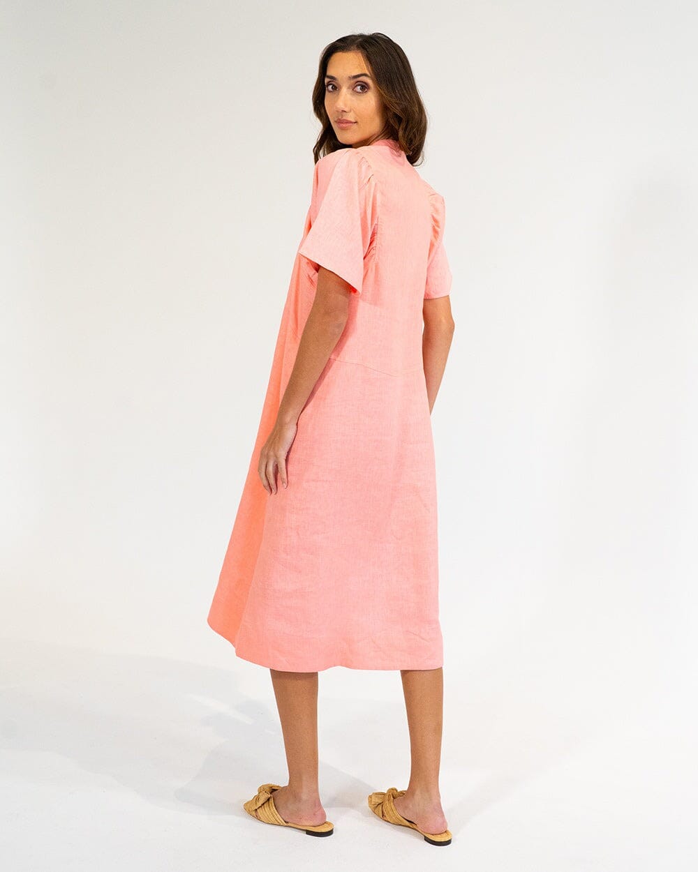 ELMS + KING Ticino Dress - Coral Dress - Zabecca Living