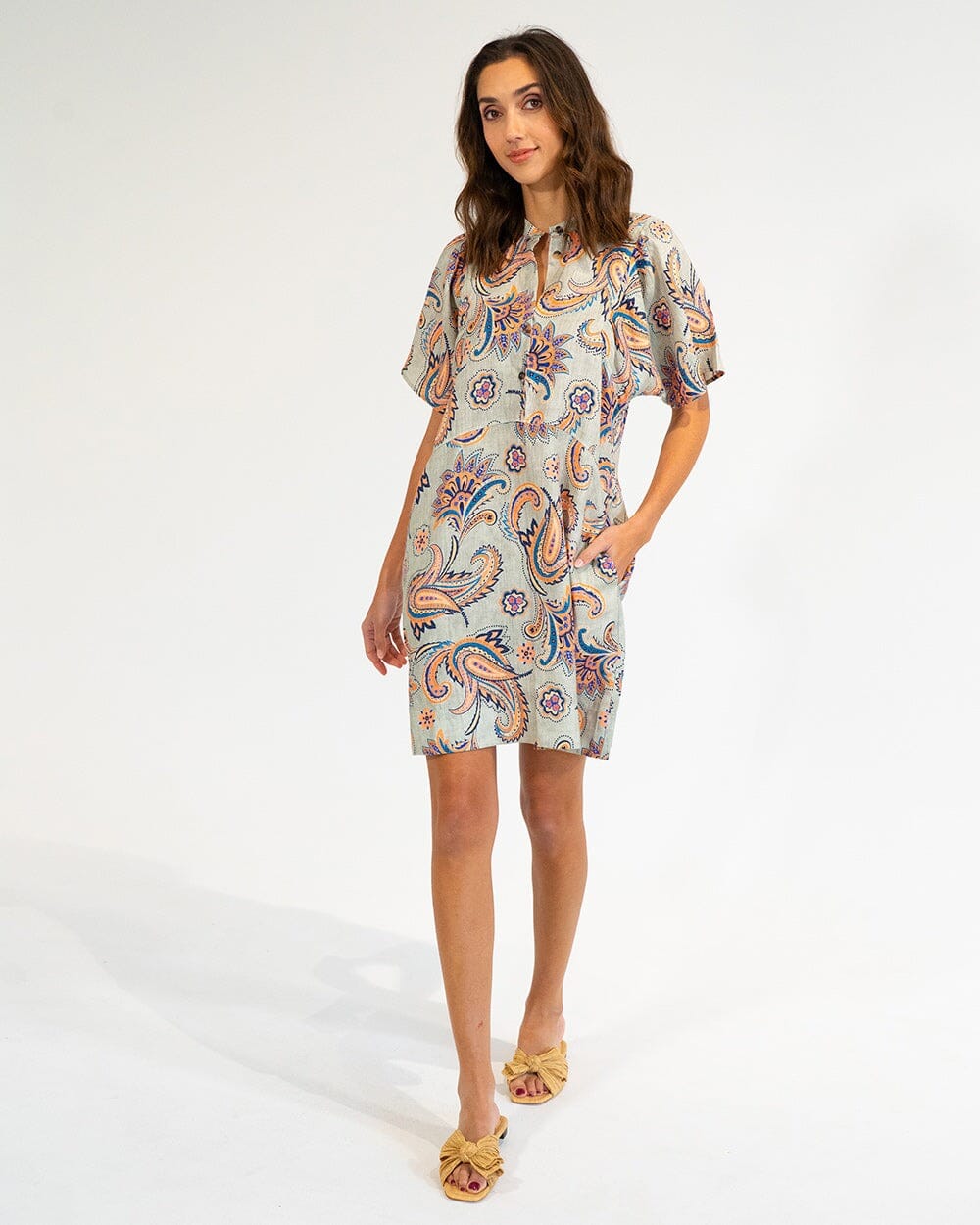 ELMS + KING Ticino Mini Dress - Paisley Dress - Zabecca Living