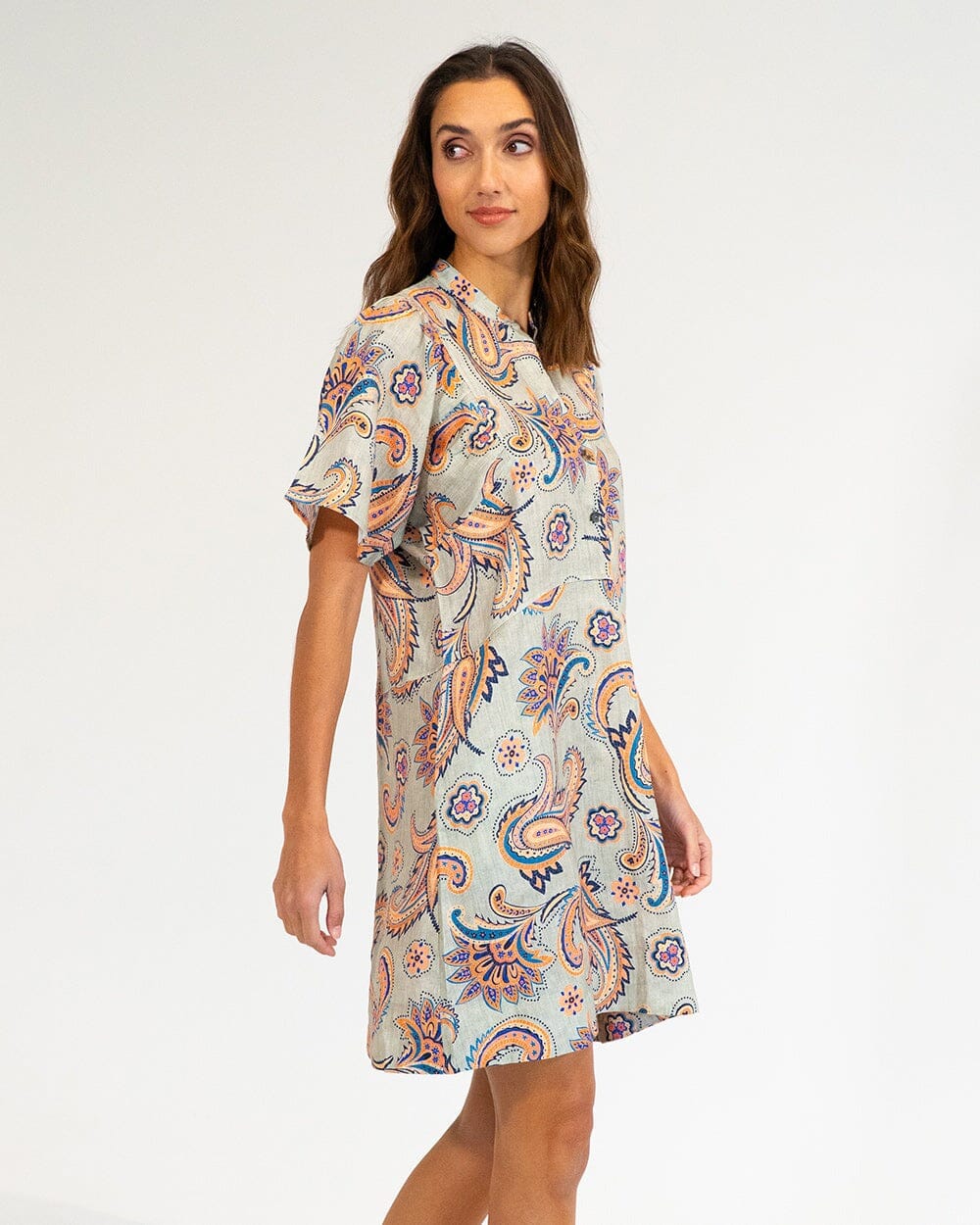 ELMS + KING Ticino Mini Dress - Paisley Dress - Zabecca Living