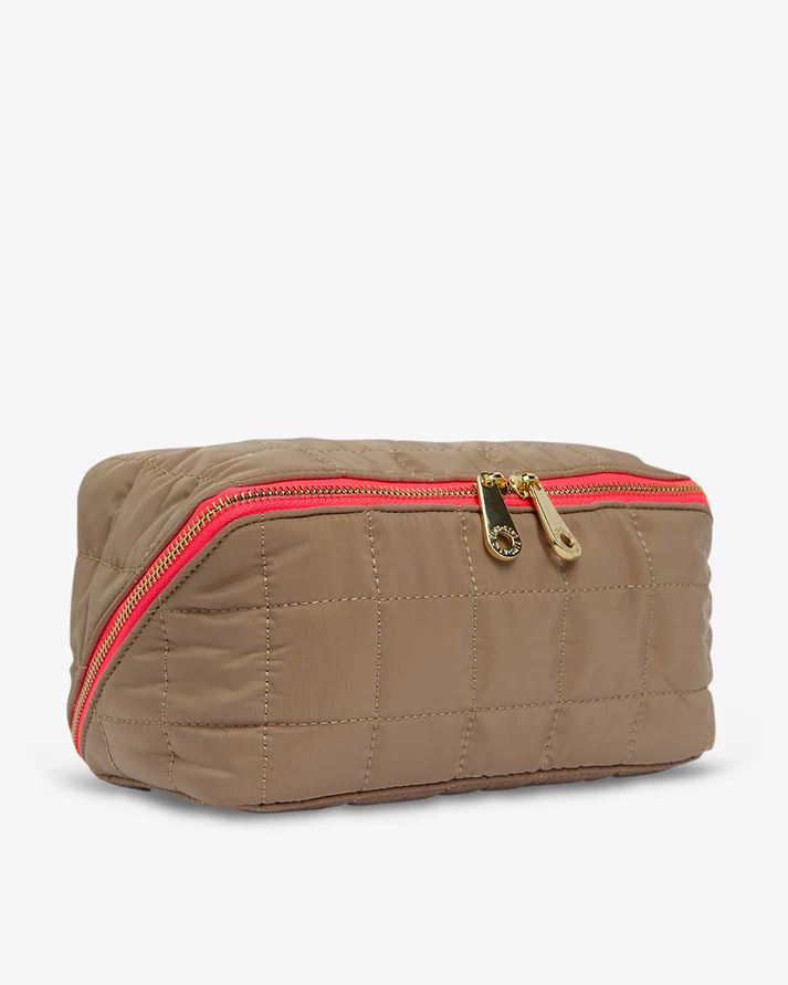 ELMS + KING Washbag - Taupe COSMETIC BAG - Zabecca Living