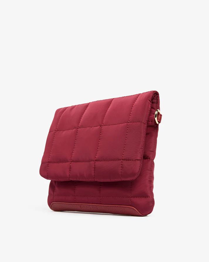 ELMS + KING Windsor Crossbody - Burgundy HANDBAG - Zabecca Living
