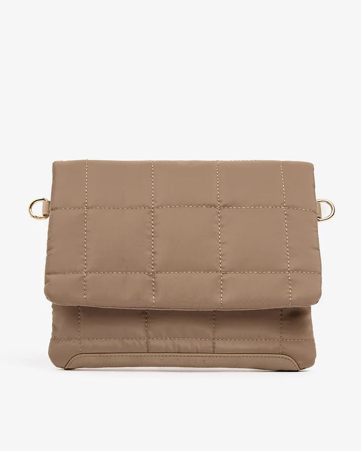 ELMS + KING Windsor Crossbody - Taupe HANDBAG - Zabecca Living