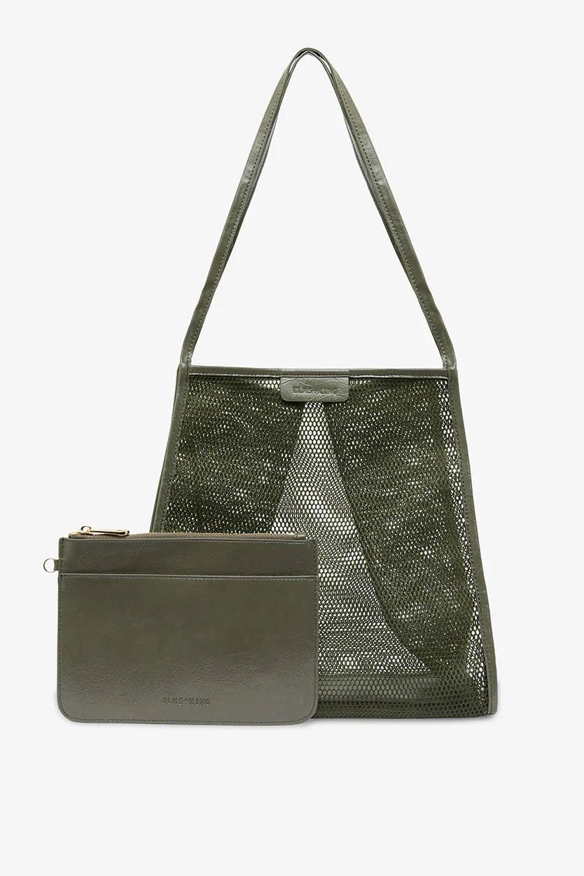 ELMS + KING Zanzibar Bag - Khaki HANDBAG - Zabecca Living