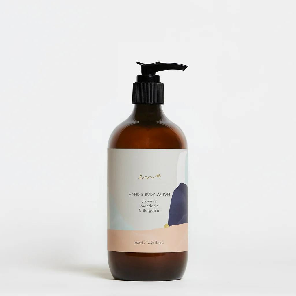ENA Hand and Body Lotion 500ml - Jasmine, Mandarin & Bergamot BODY CREAM - Zabecca Living