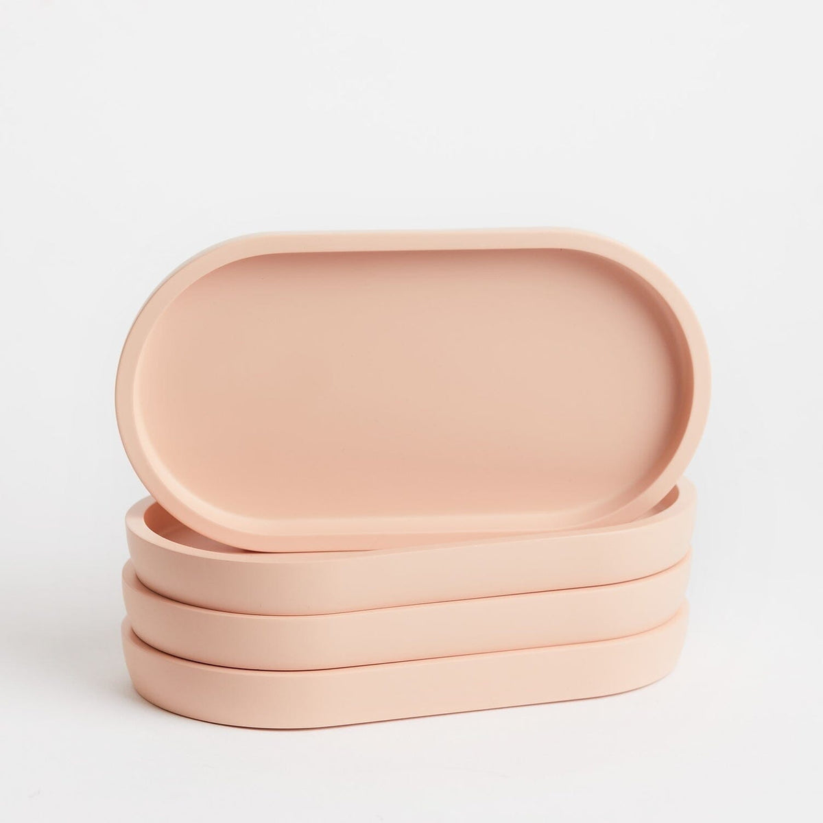 ENA Resin Tray - Peach TRAY - Zabecca Living