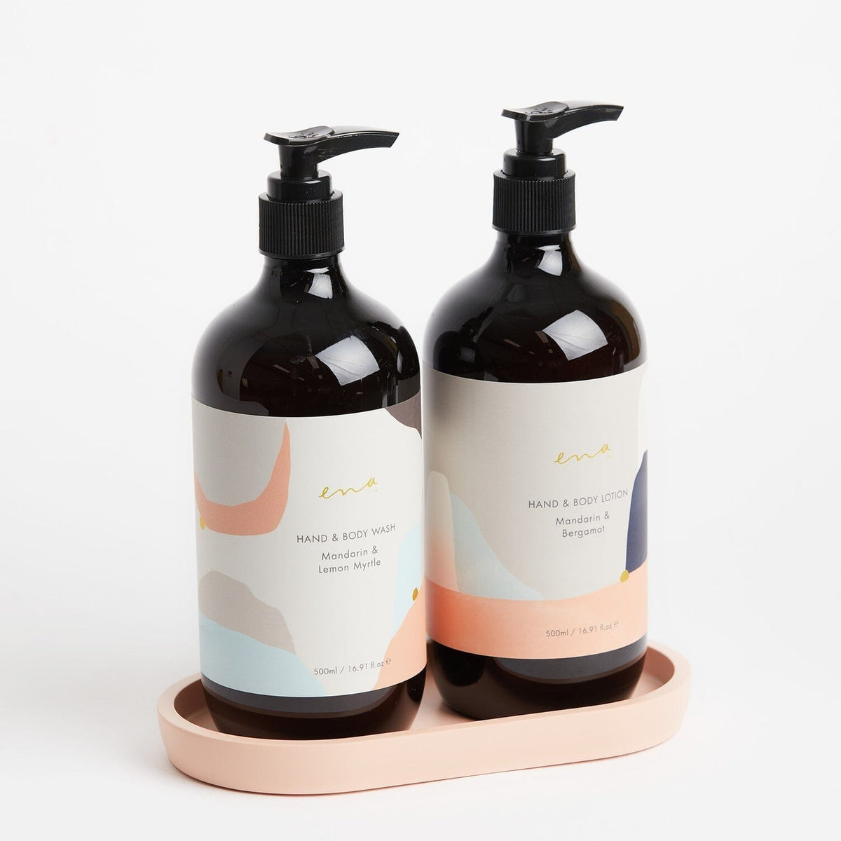 ENA Resin Tray - Peach TRAY - Zabecca Living