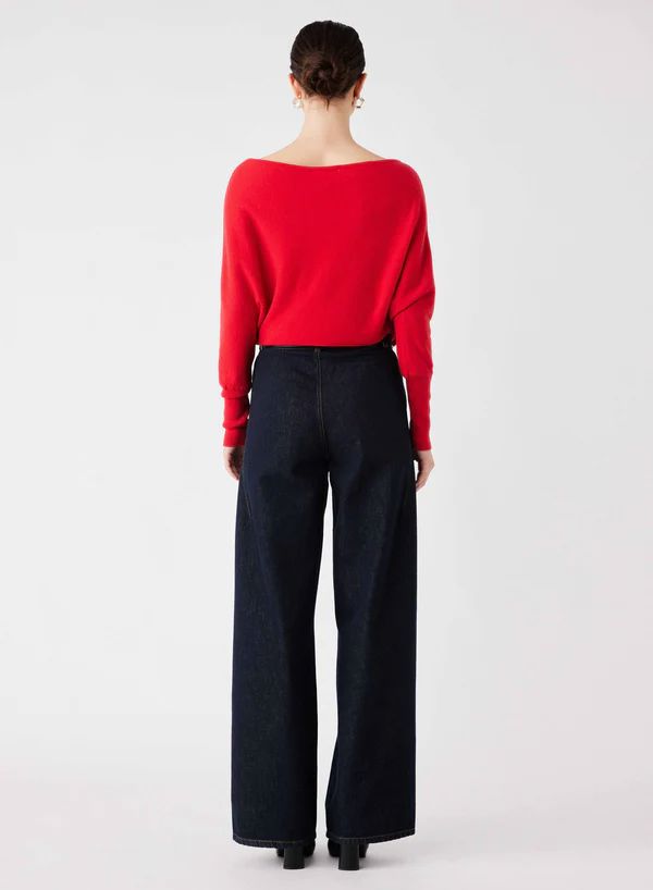 ESMAEE Aroma Sweater - Red Jumpers + Knitwear - Zabecca Living