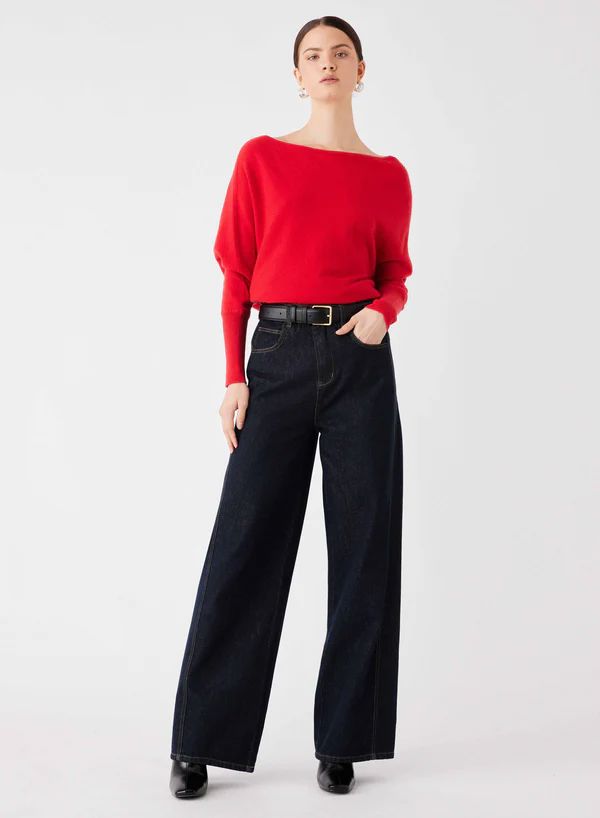 ESMAEE Aroma Sweater - Red Jumpers + Knitwear - Zabecca Living