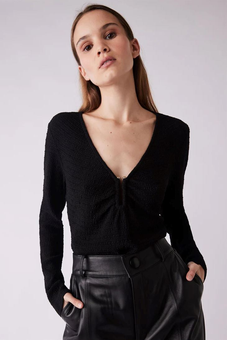ESMAEE Dusk Top - Black Jumpers + Knitwear - Zabecca Living