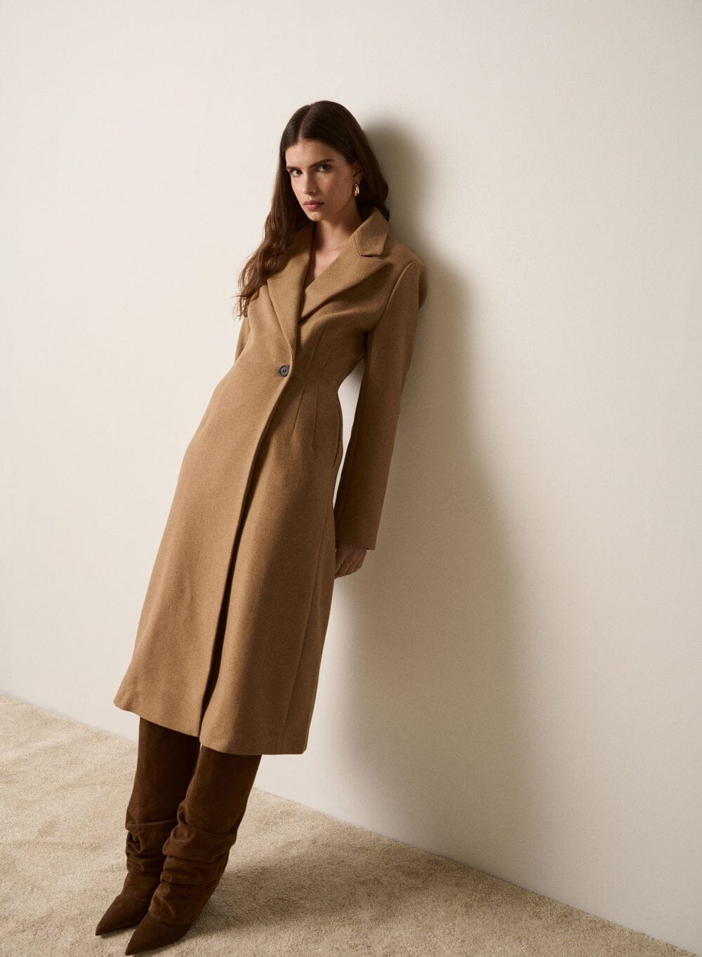 ESMAEE Eternal Coat - Camel Coat - Zabecca Living