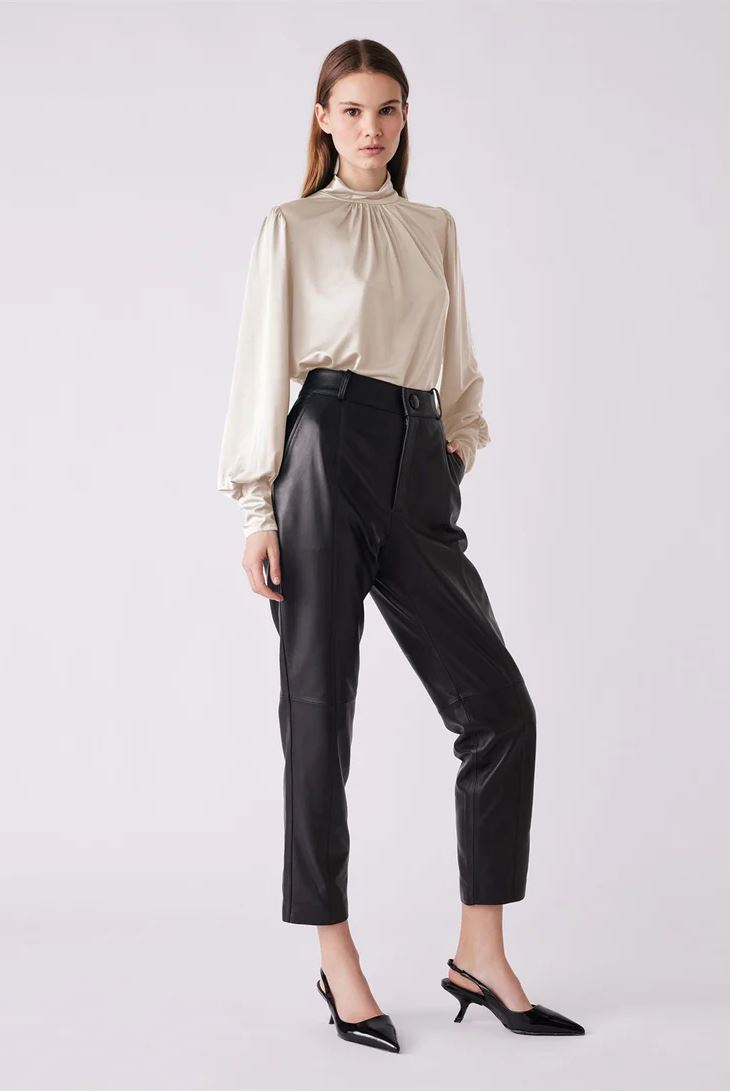 ESMAEE Flute Top - Cream Shirts &amp; Blouses - Zabecca Living