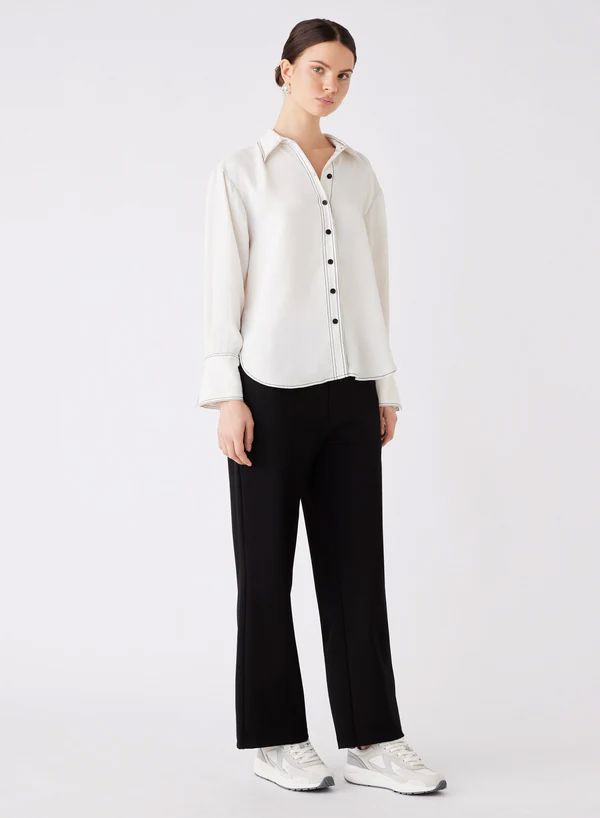ESMAEE Hilton Shirt - White Shirts &amp; Blouses - Zabecca Living
