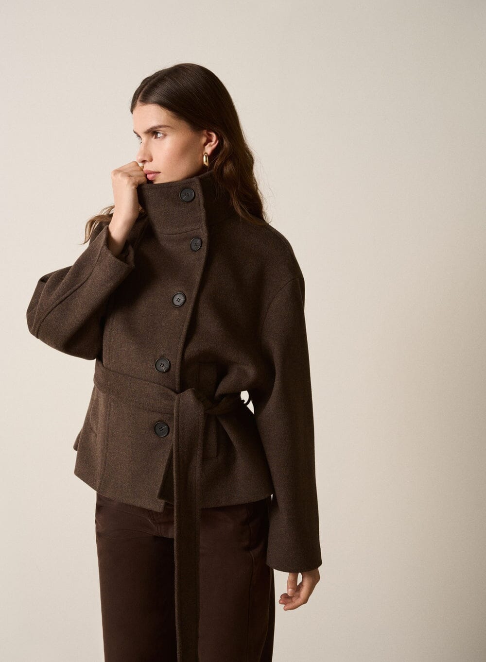 ESMAEE Incline Jacket - Chocolate Jackets - Zabecca Living