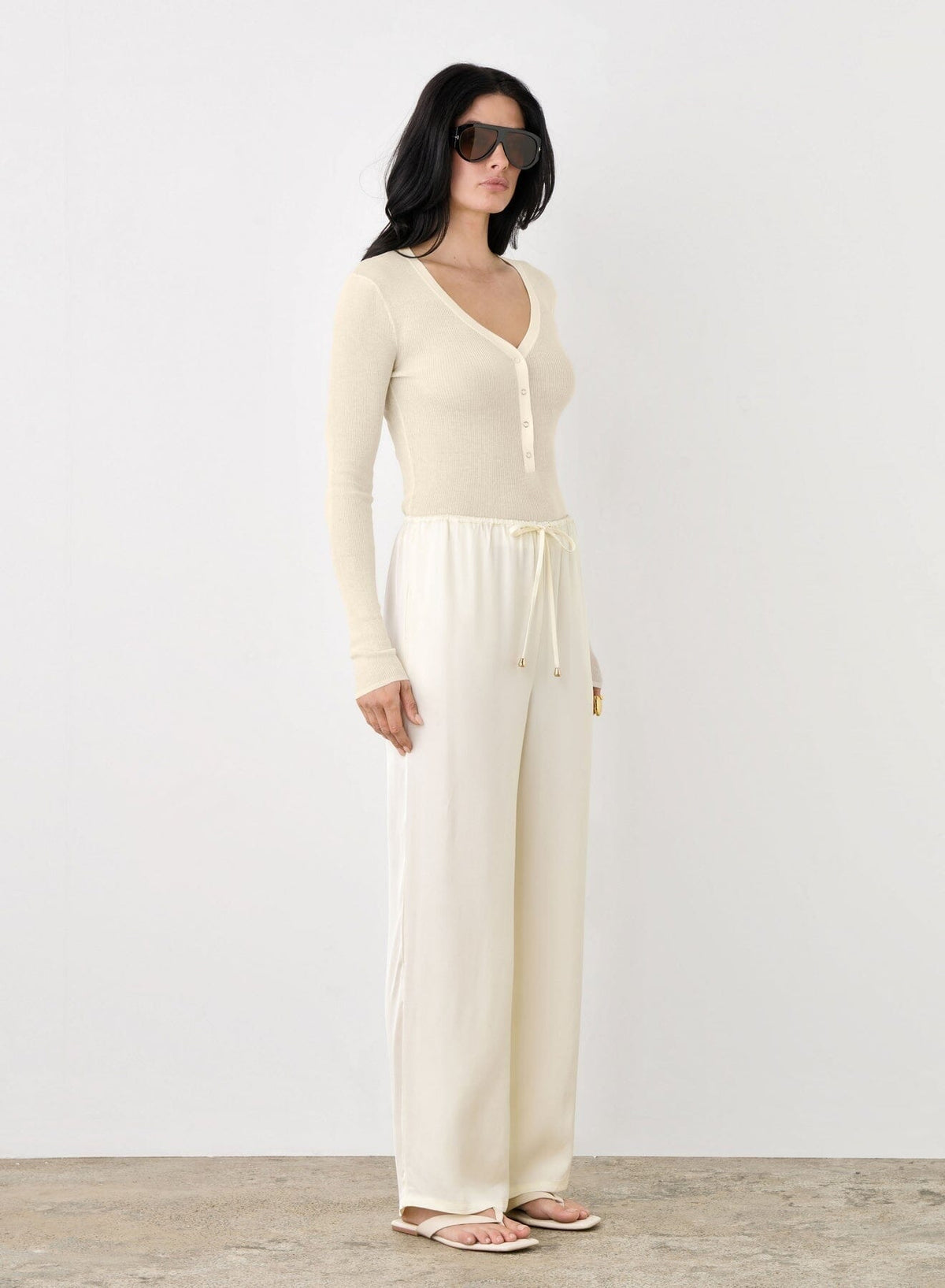 ESMAEE Mercer Pant - Ivory PANTS - Zabecca Living