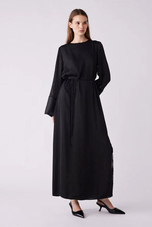 ESMAEE Nightfall Midi Dress - Black Dress - Zabecca Living
