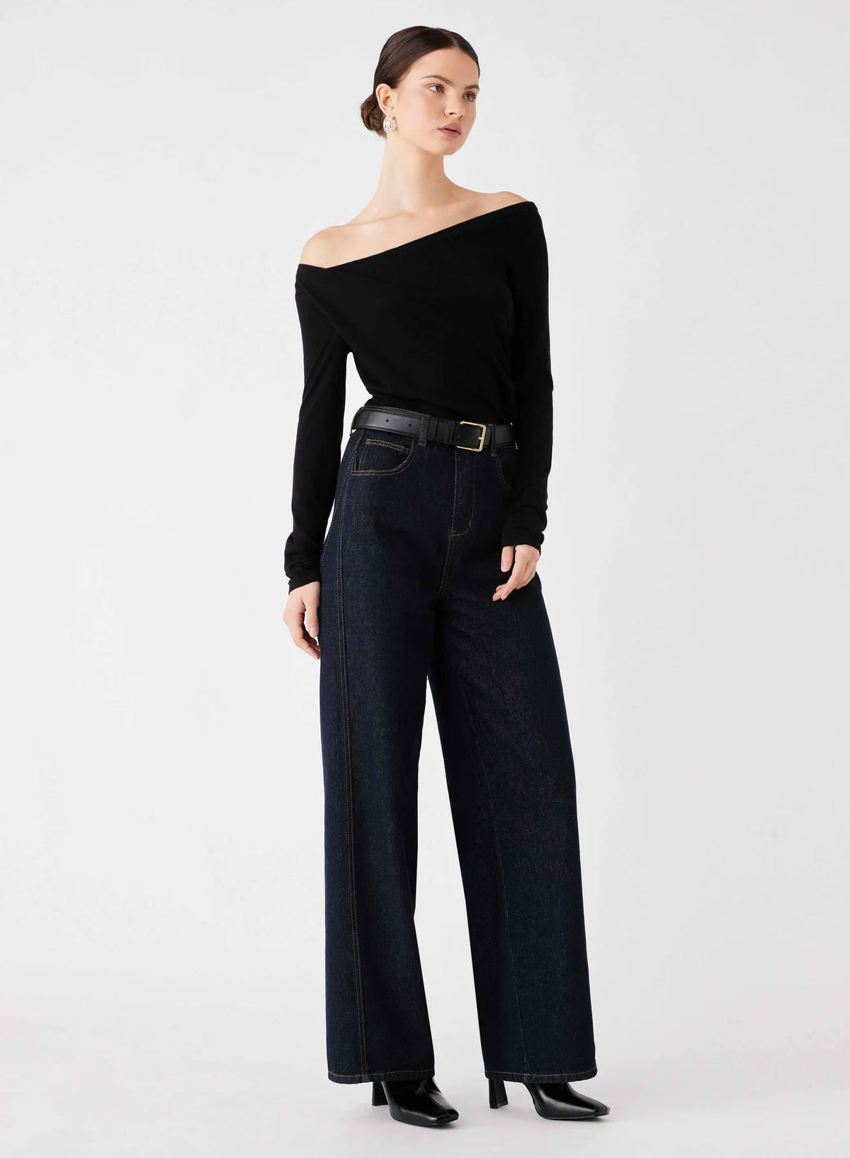 ESMAEE Pinnacle Knit Top - Black Jumpers + Knitwear - Zabecca Living