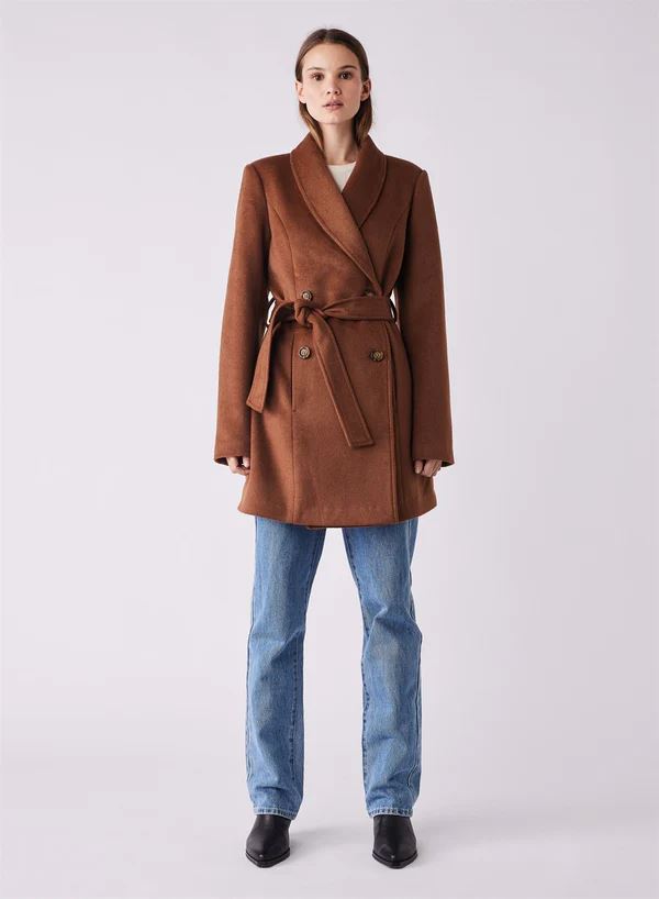 ESMAEE Preston Coat - Chestnut Coat - Zabecca Living