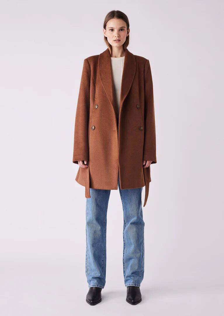 ESMAEE Preston Coat - Chestnut Coat - Zabecca Living