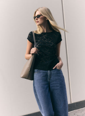 ESMAEE Reunion Lace Top - Black Top - Zabecca Living