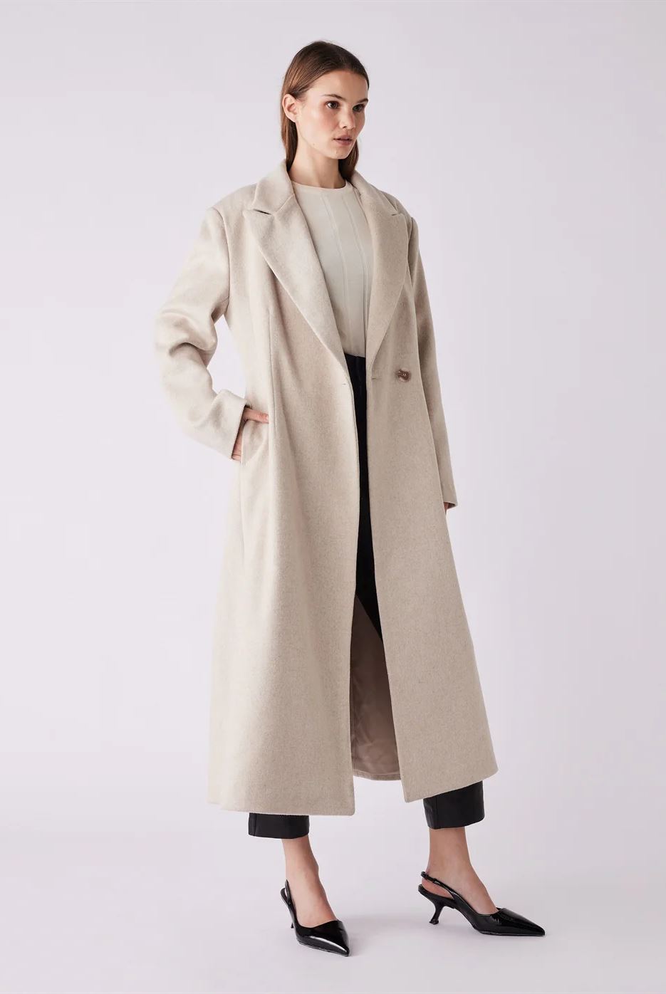 ESMAEE Rhythm Coat - Oatmeal Coat - Zabecca Living