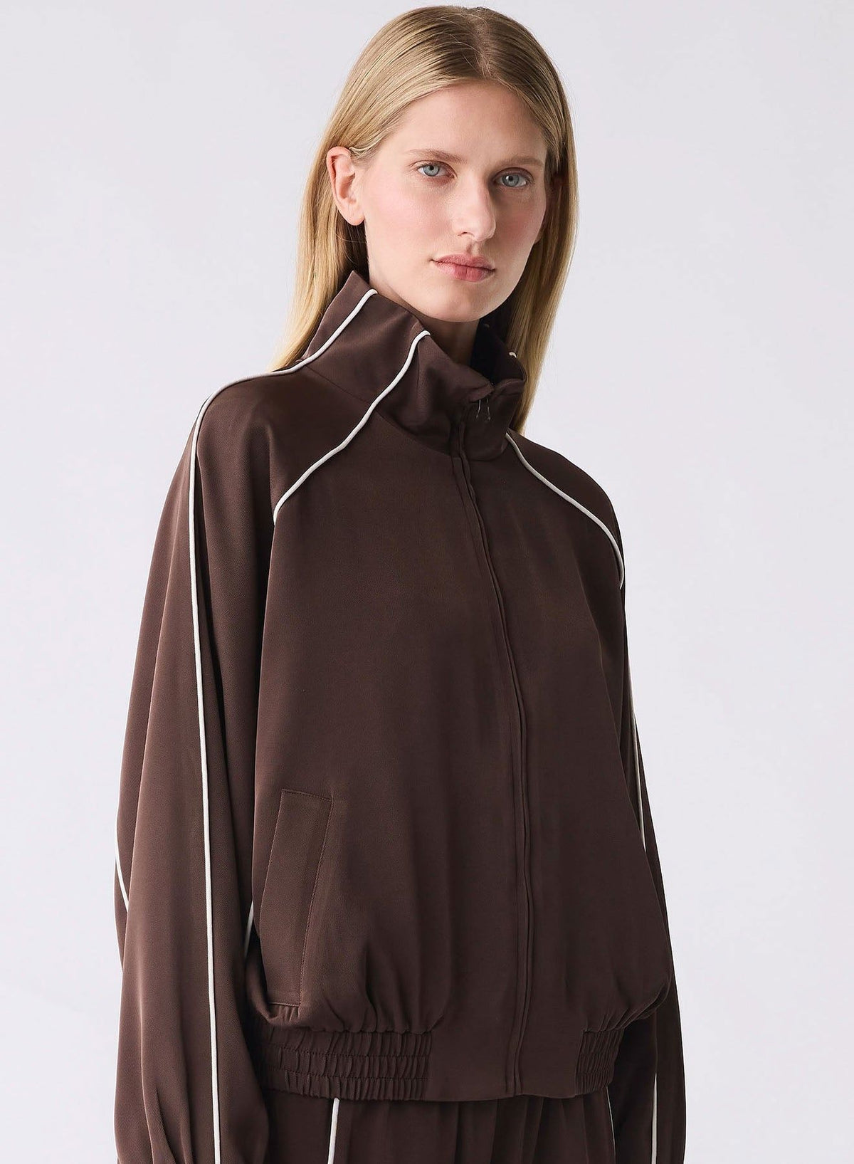ESMAEE Staycation Jacket - Choc Jackets + Coats - Zabecca Living