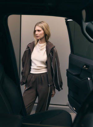 ESMAEE Staycation Jacket - Choc Jackets + Coats - Zabecca Living