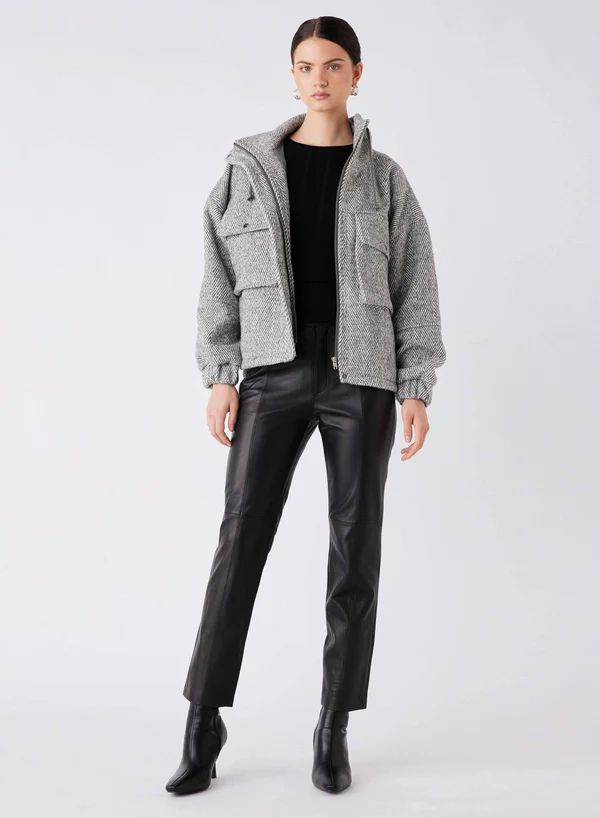 ESMAEE Weekender Jacket - Ash Chevron Jacket - Zabecca Living