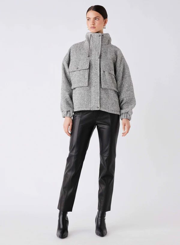 ESMAEE Weekender Jacket - Ash Chevron Jacket - Zabecca Living