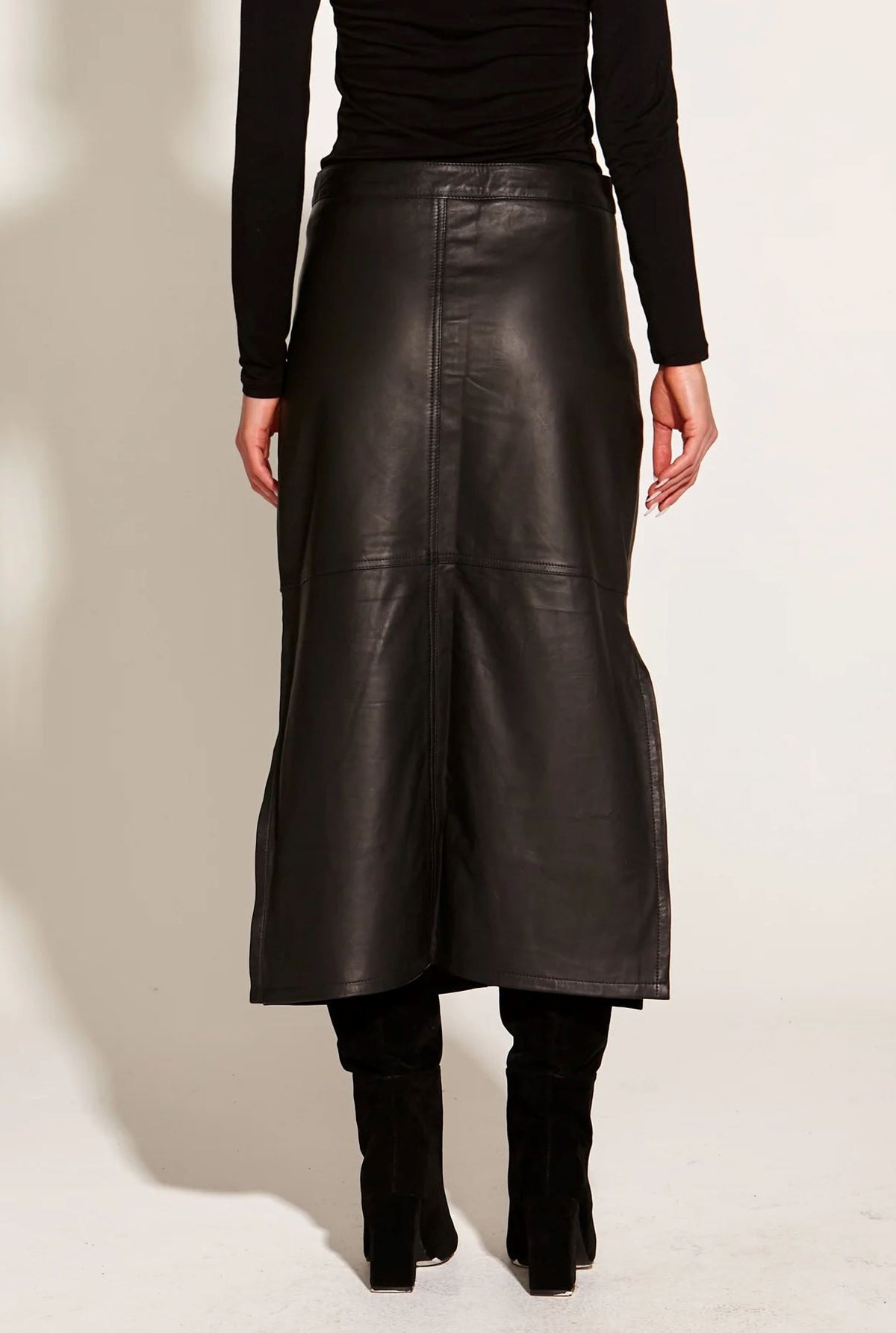 FATE &amp; BECKER Underground Leather Skirt - Black Skirt - Zabecca Living
