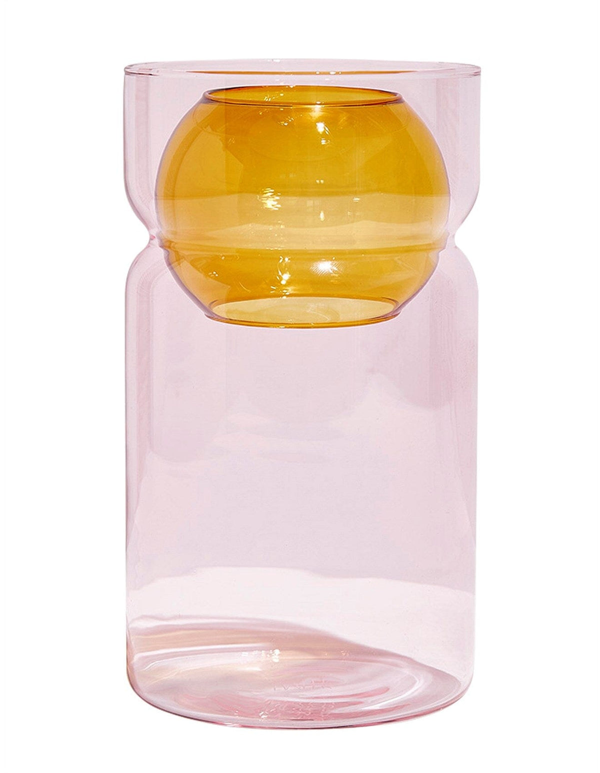 FAZEEK Balance Vase - Pink + Amber DRINKWARE - Zabecca Living