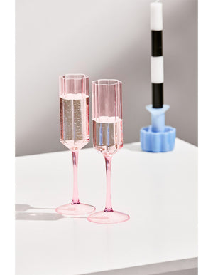 FAZEEK Wave Flute - Pink DRINKWARE - Zabecca Living