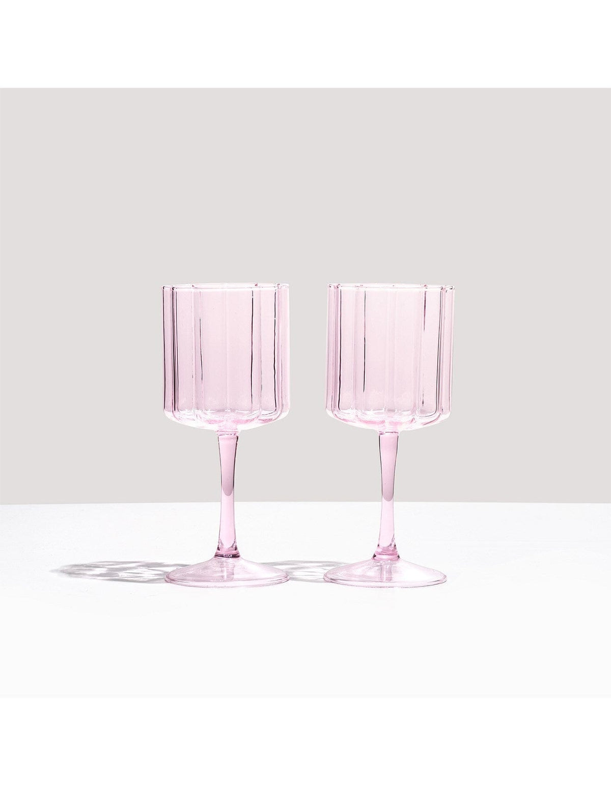 FAZEEK Wave Wine Glass - Pink DRINKWARE - Zabecca Living
