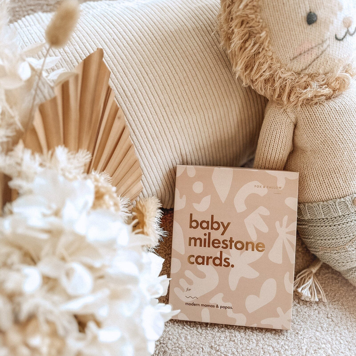 FOX & FALLOW Baby Milestone Cards - Helios BABY (0-12 Mths) - Zabecca Living