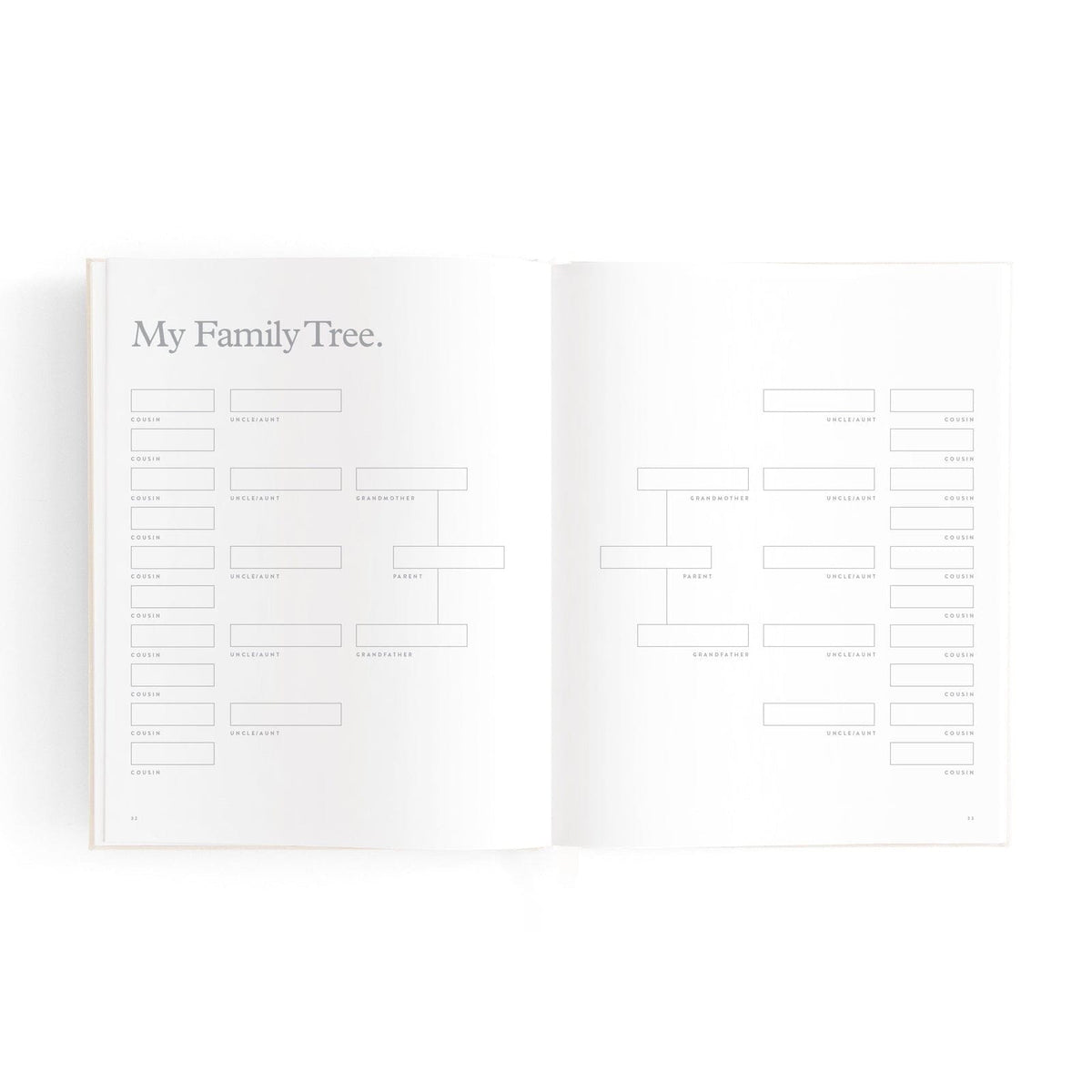 FOX & FALLOW Mini Baby Book - Oatmeal BABY (0-12 Mths) - Zabecca Living